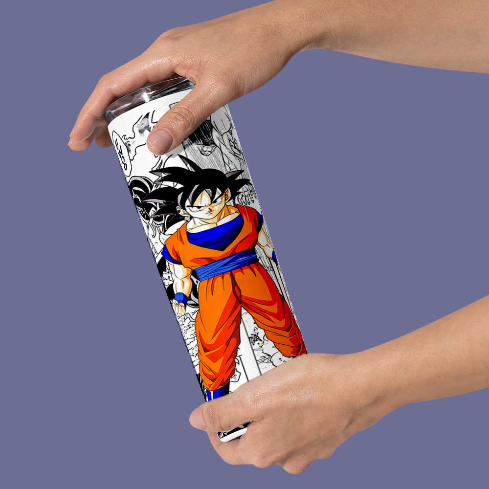GOKU COMIC METAL TUMBLER (600ML)