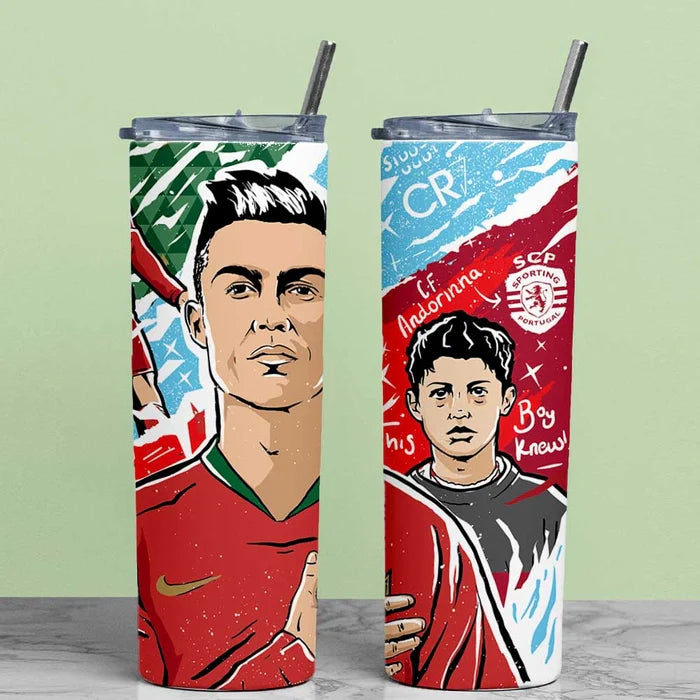 RONALDO METAL TUMBLER (600ML)