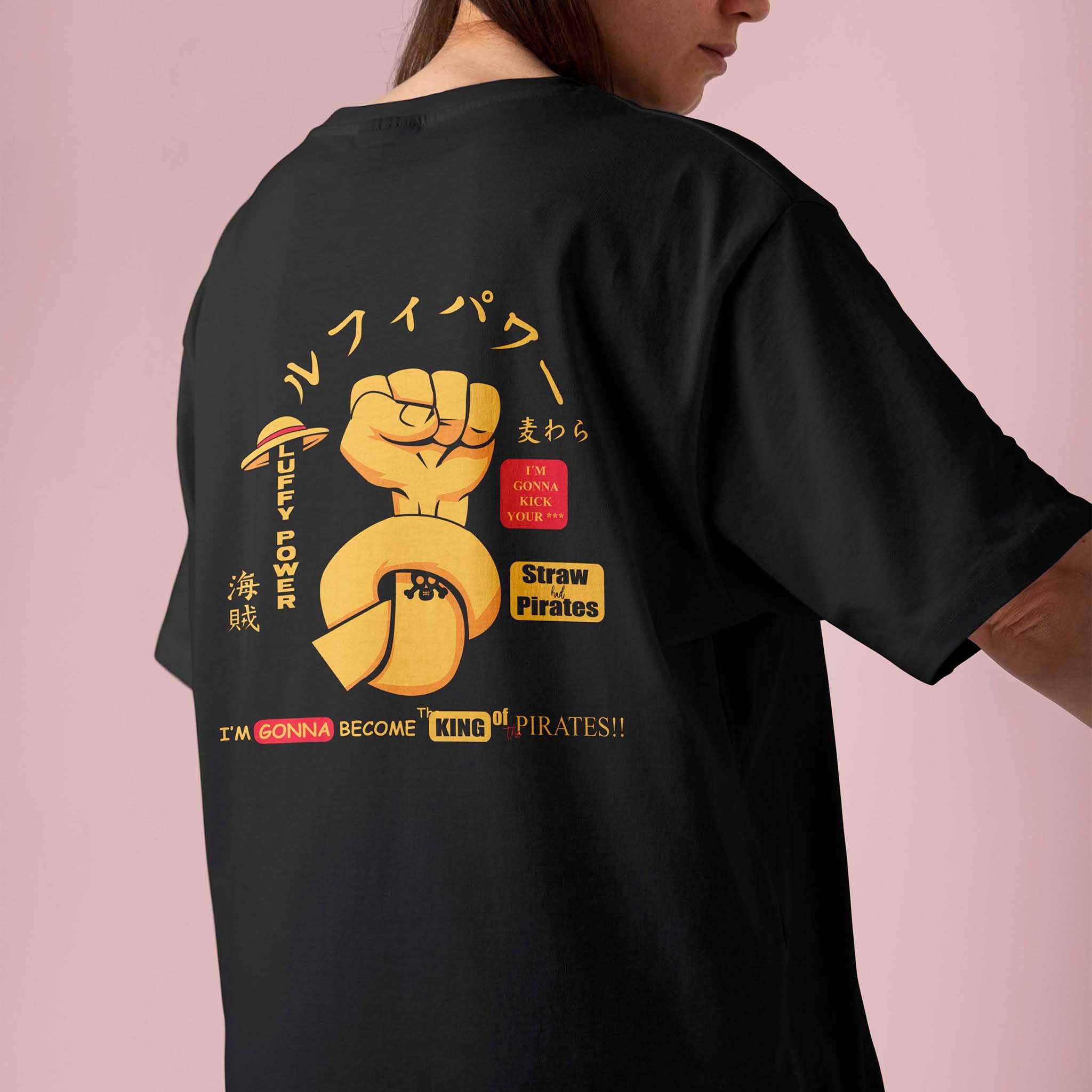 one piece inspired Oversized unisex T-shirt