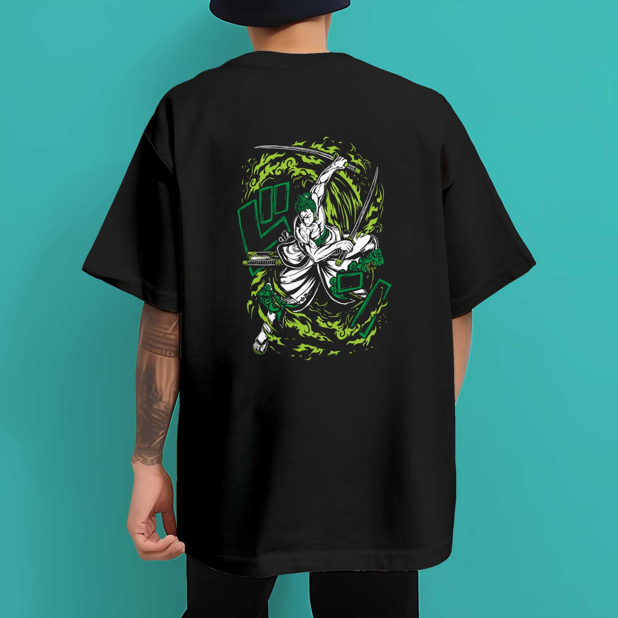Pirate Hunter Printed Oversized unisex T-shirt