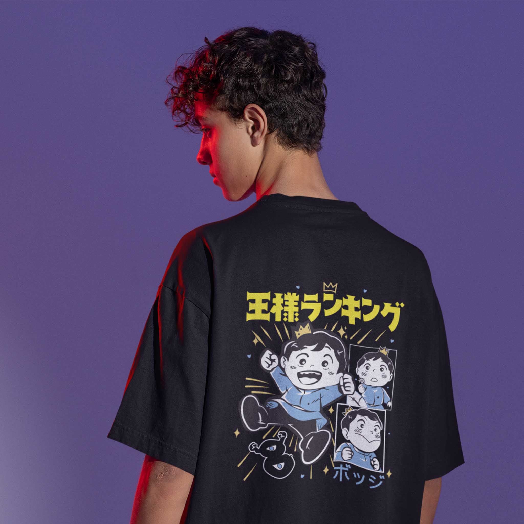 Anime Printed Oversized unisex T-shirt
