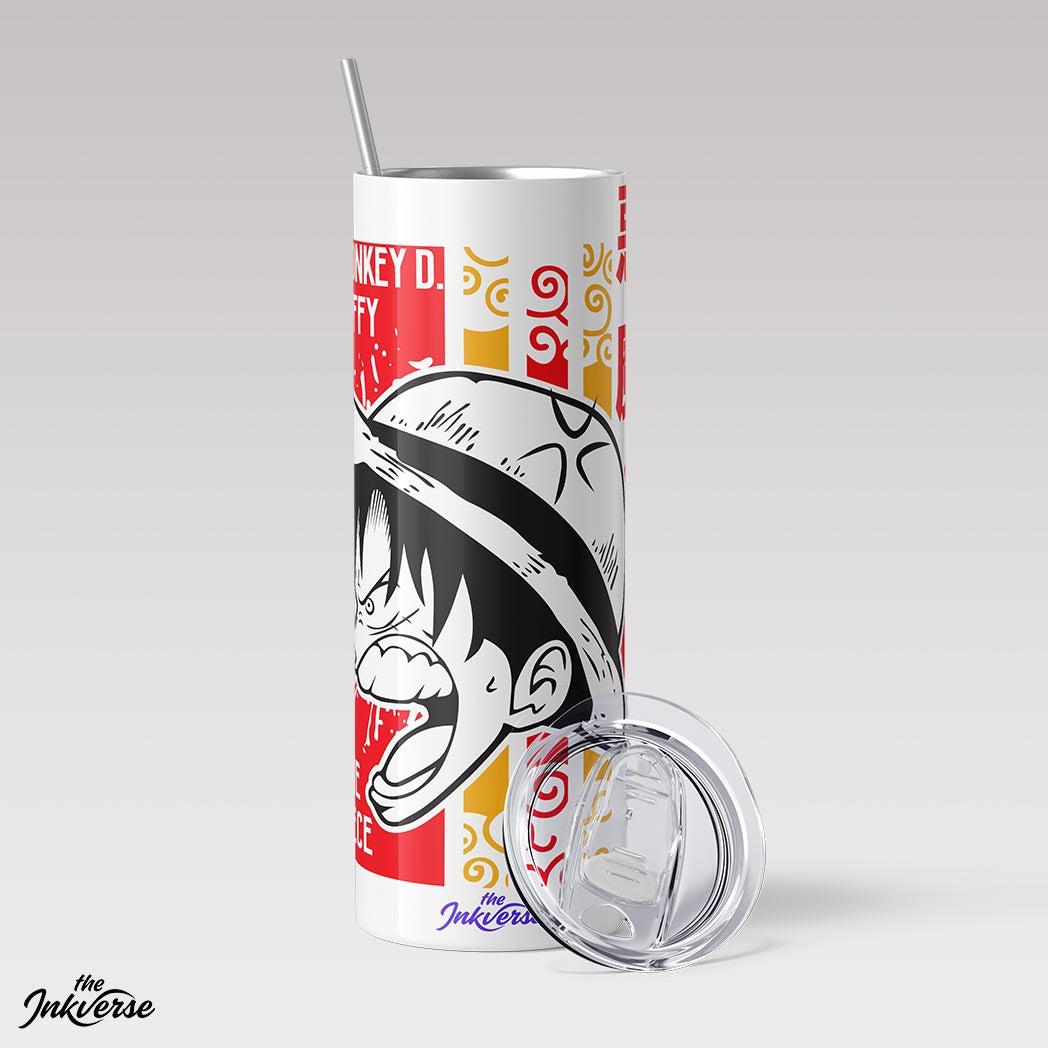 Straw Hat Pirate Metal Tumbler (600ml)
