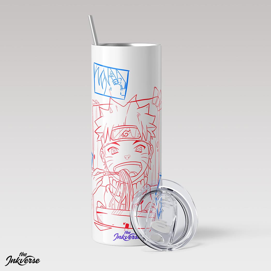 Ramen & Naruto Metal Tumbler (600ml) No Restock