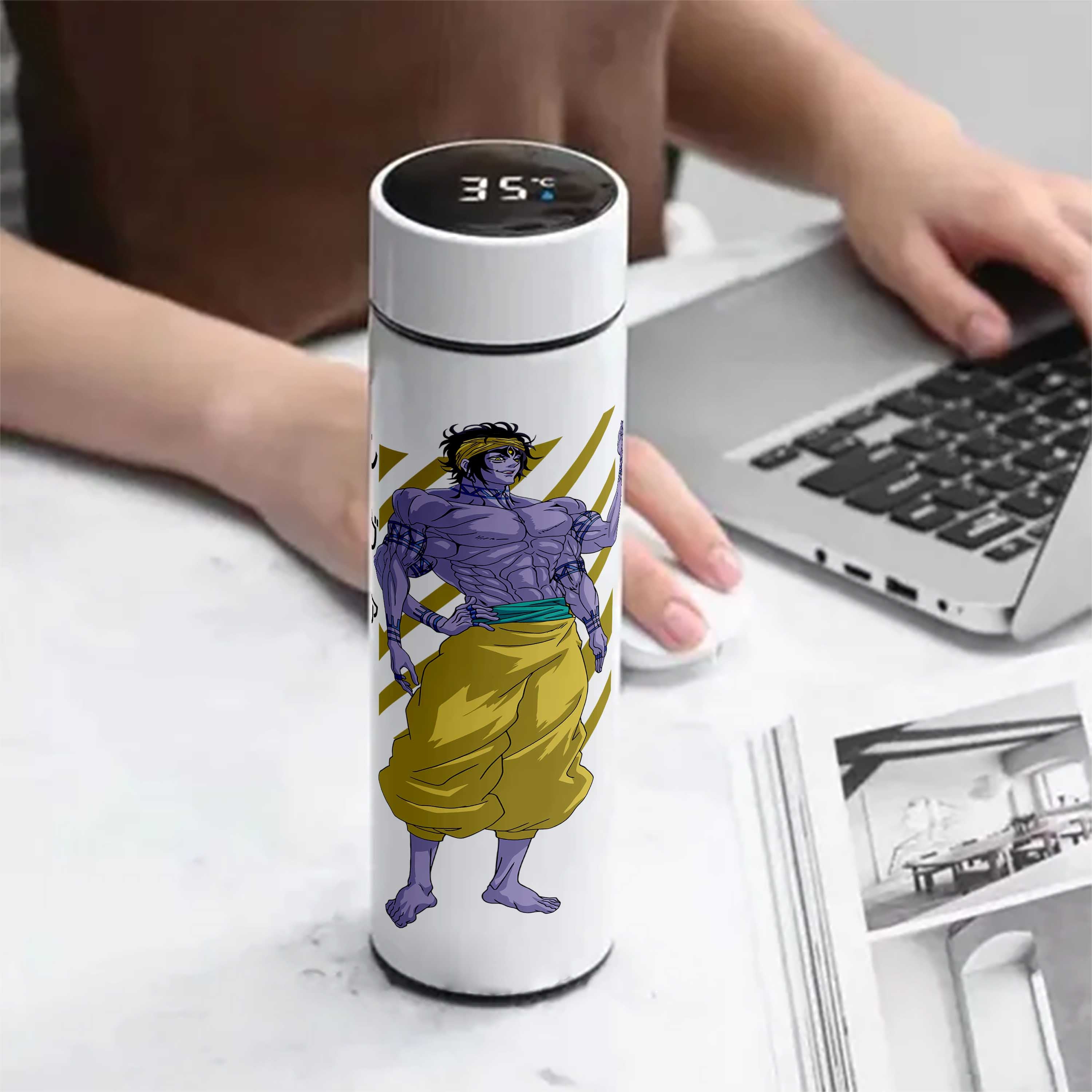 Shiva from Record of Ragnarok Temperature Bottle