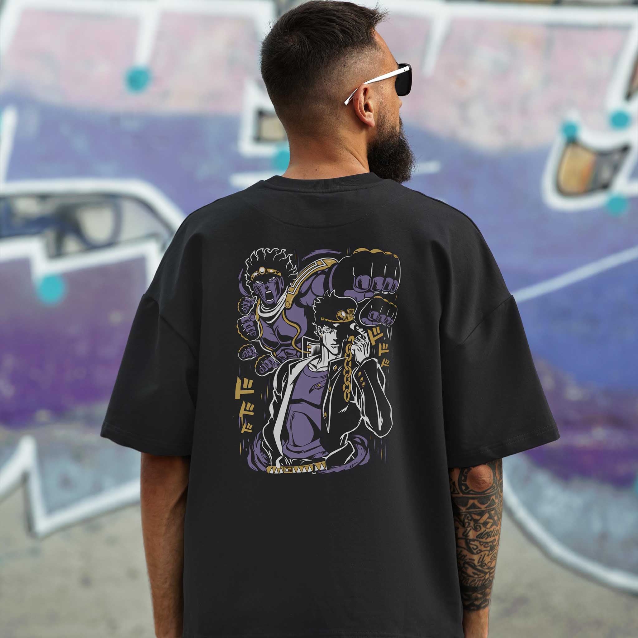 Jojo's Adventures Oversized unisex T-shirt