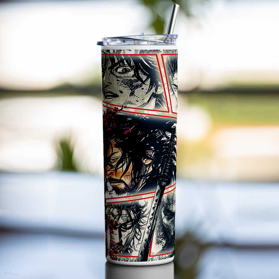 VAGABOND RED METAL TUMBLER (600ML)