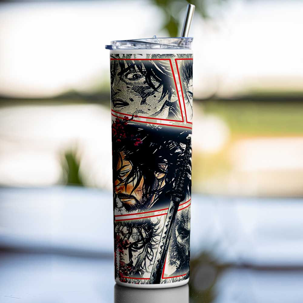 VAGABOND RED METAL TUMBLER (600ML)