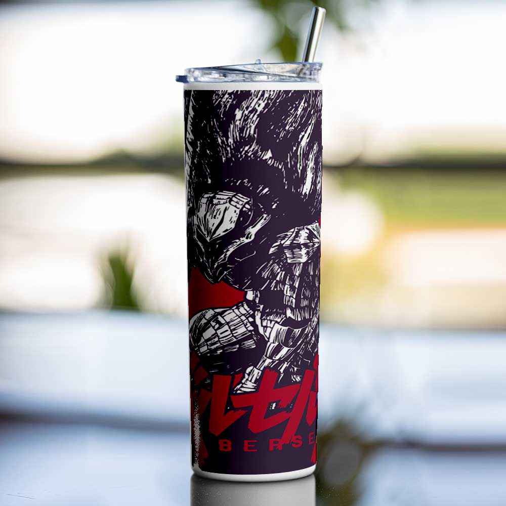 BERSERK RED METAL TUMBLER (600ML)