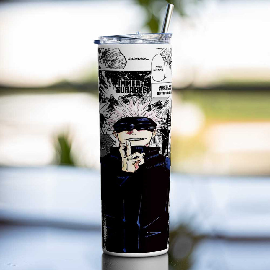 Limitless Sorcerer METAL TUMBLER (600ML)