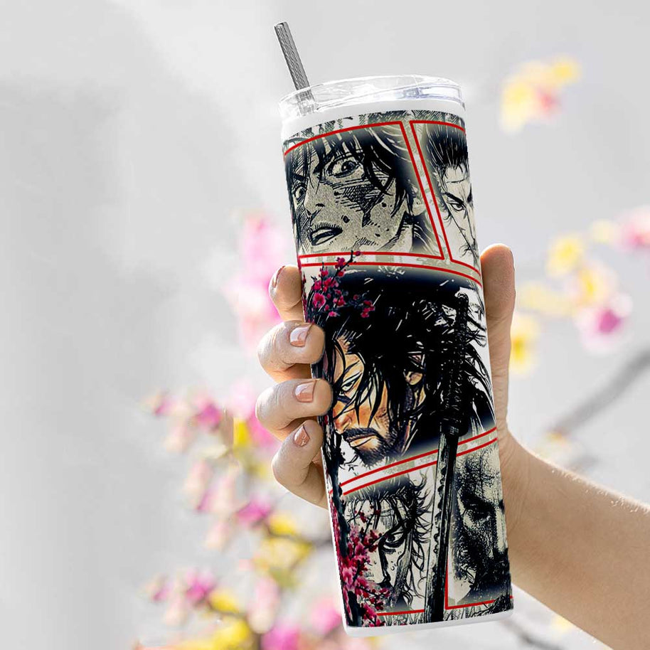 VAGABOND RED METAL TUMBLER (600ML)