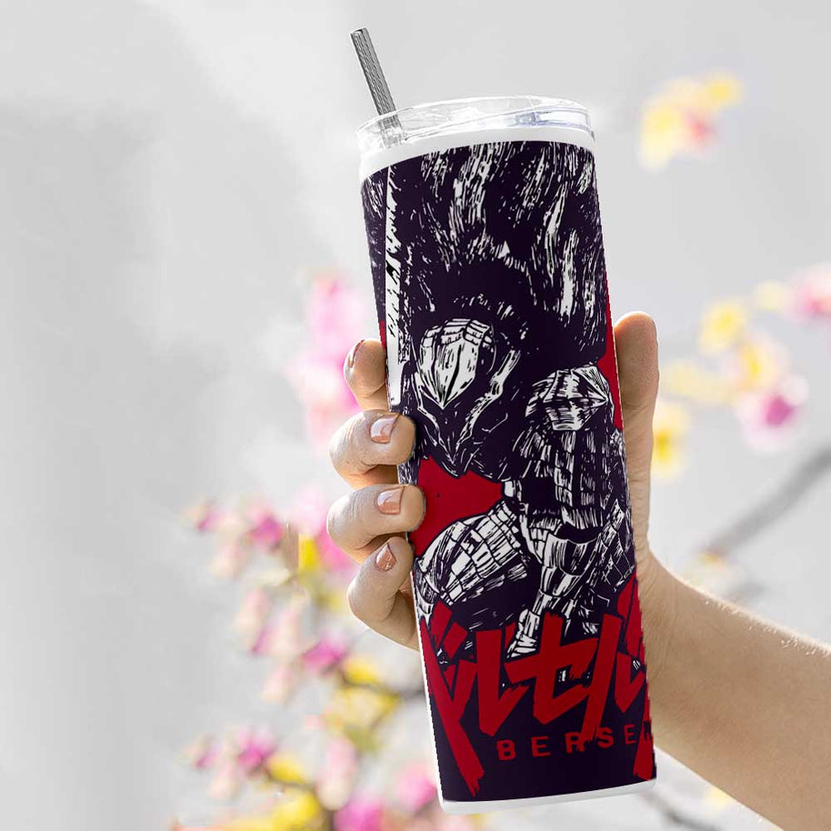 BERSERK RED METAL TUMBLER (600ML)
