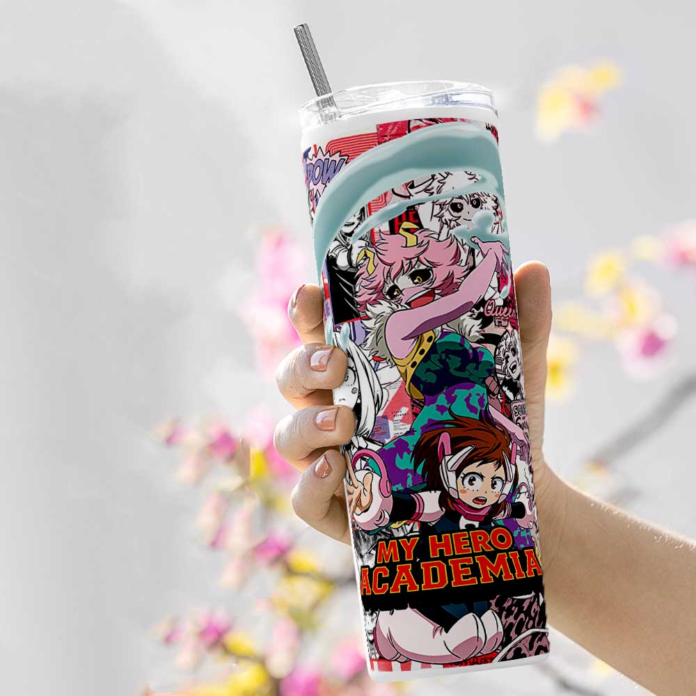 MY HERO ACADEMIA METAL TUMBLER (600ML)