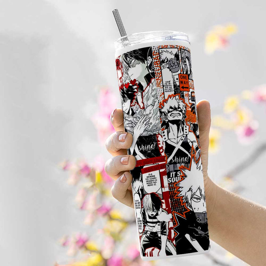 HAIKYU!! RED & ORANGE TUMBLER (600ML)