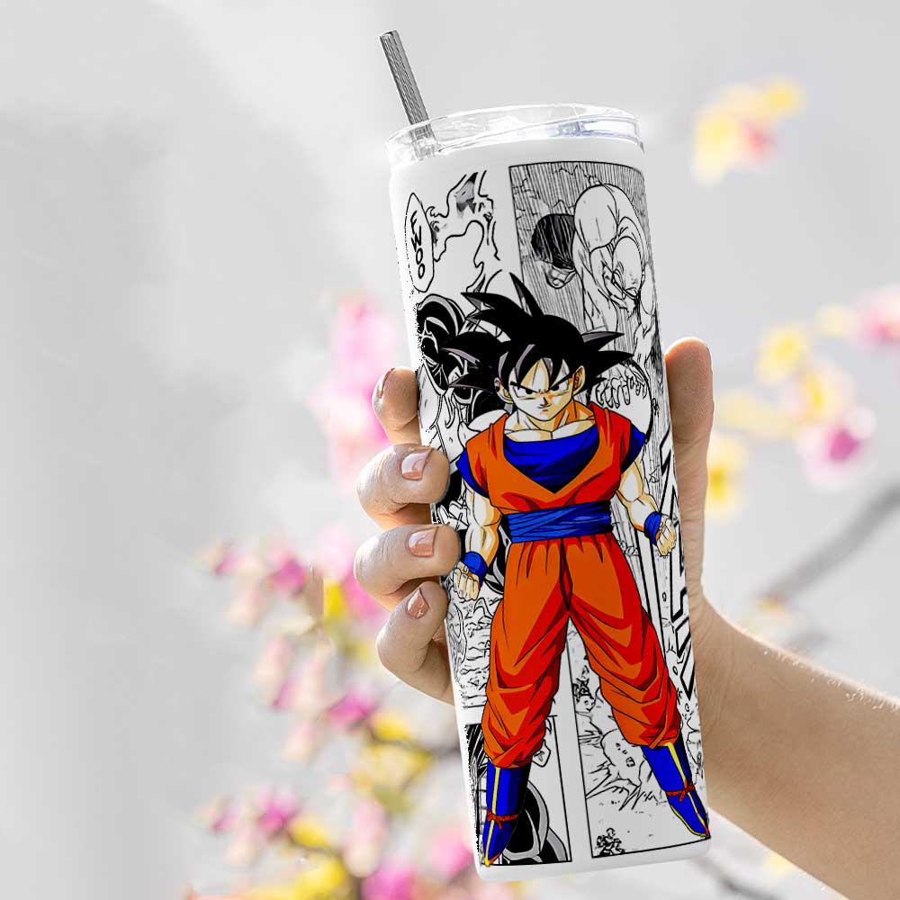 GOKU COMIC METAL TUMBLER (600ML)