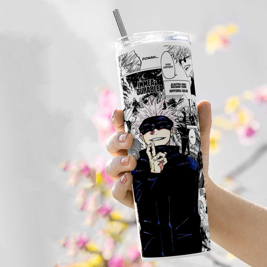 Limitless Sorcerer METAL TUMBLER (600ML)