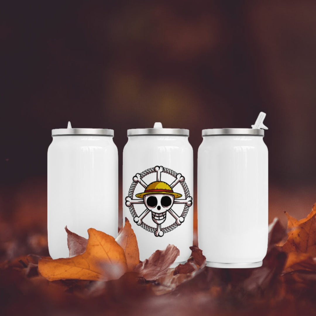 Straw-Hat Insulated Can