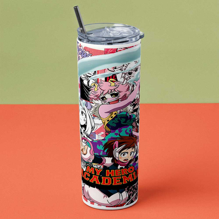 MY HERO ACADEMIA METAL TUMBLER (600ML)