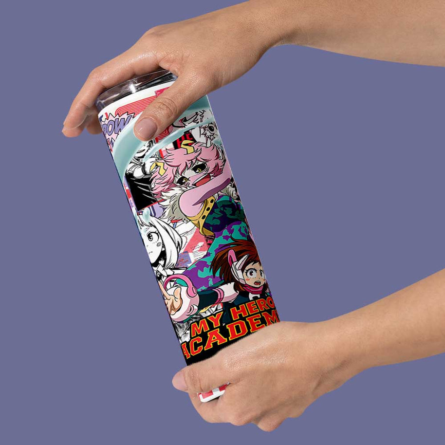 MY HERO ACADEMIA METAL TUMBLER (600ML)