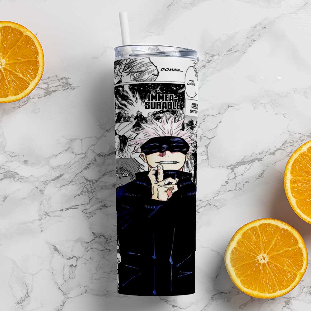 Limitless Sorcerer METAL TUMBLER (600ML)