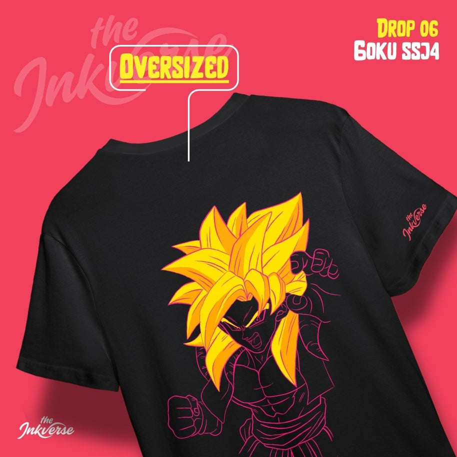 Goku SSJ4 - Anime oversized T-shirt (Pre order)
