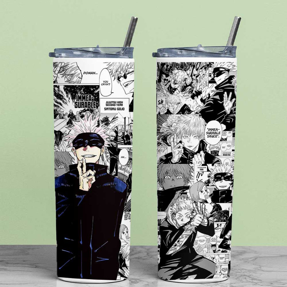 Limitless Sorcerer METAL TUMBLER (600ML)