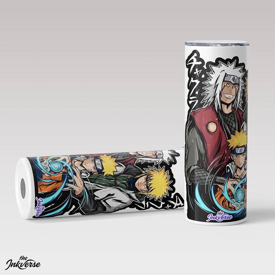 GREATEST NINJA TRIO METAL TUMBLER (600ML)