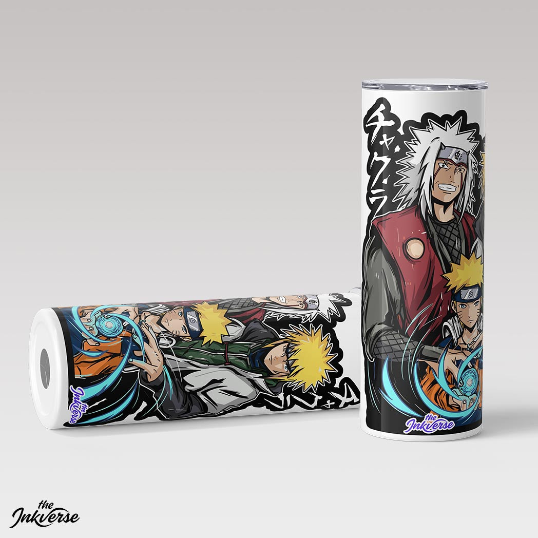 GREATEST NINJA TRIO METAL TUMBLER (600ML)