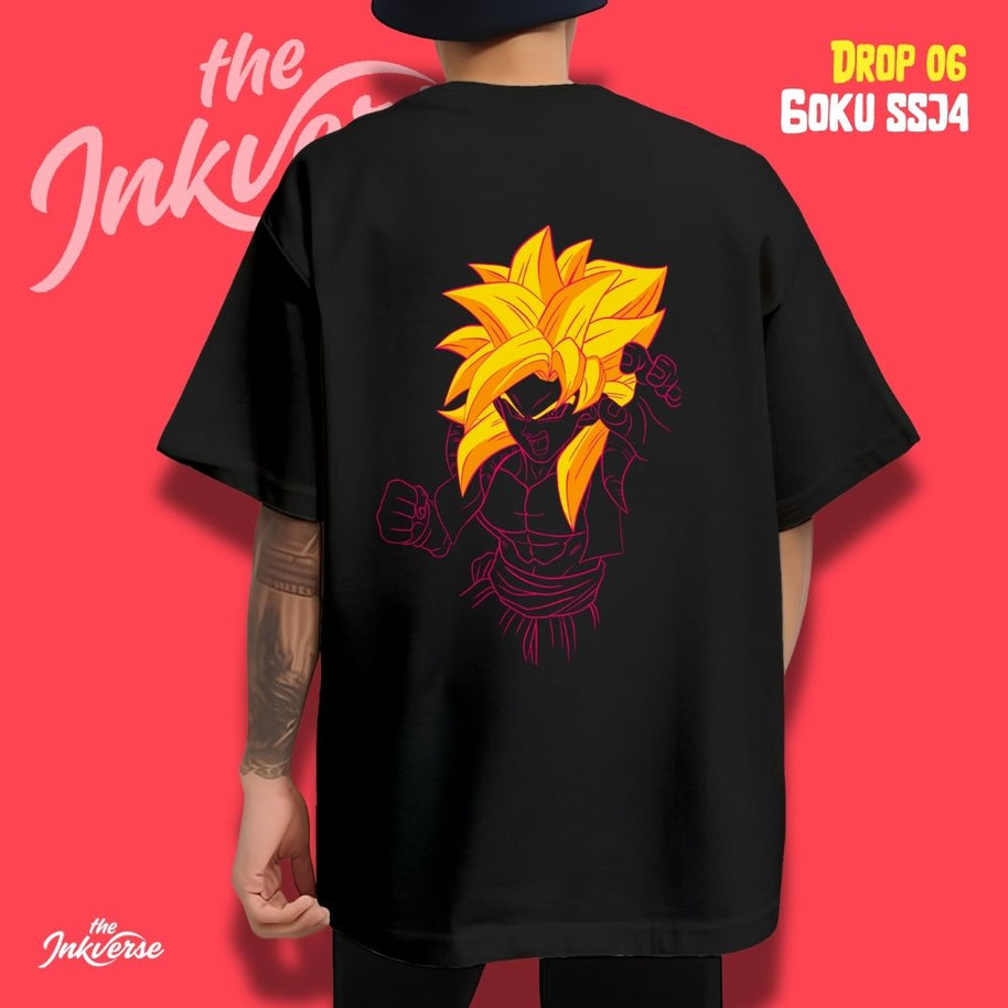 Goku SSJ4 - Anime oversized T-shirt (Pre order)