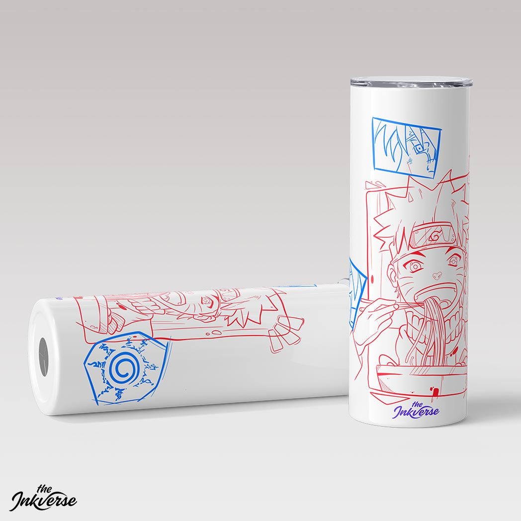 Ramen & Naruto Metal Tumbler (600ml) No Restock
