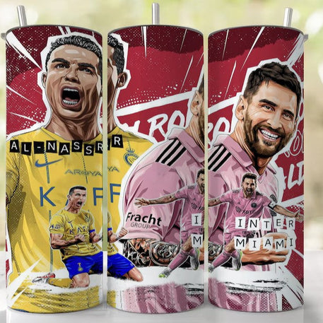 Messie & Ronaldo METAL TUMBLER (600ML)