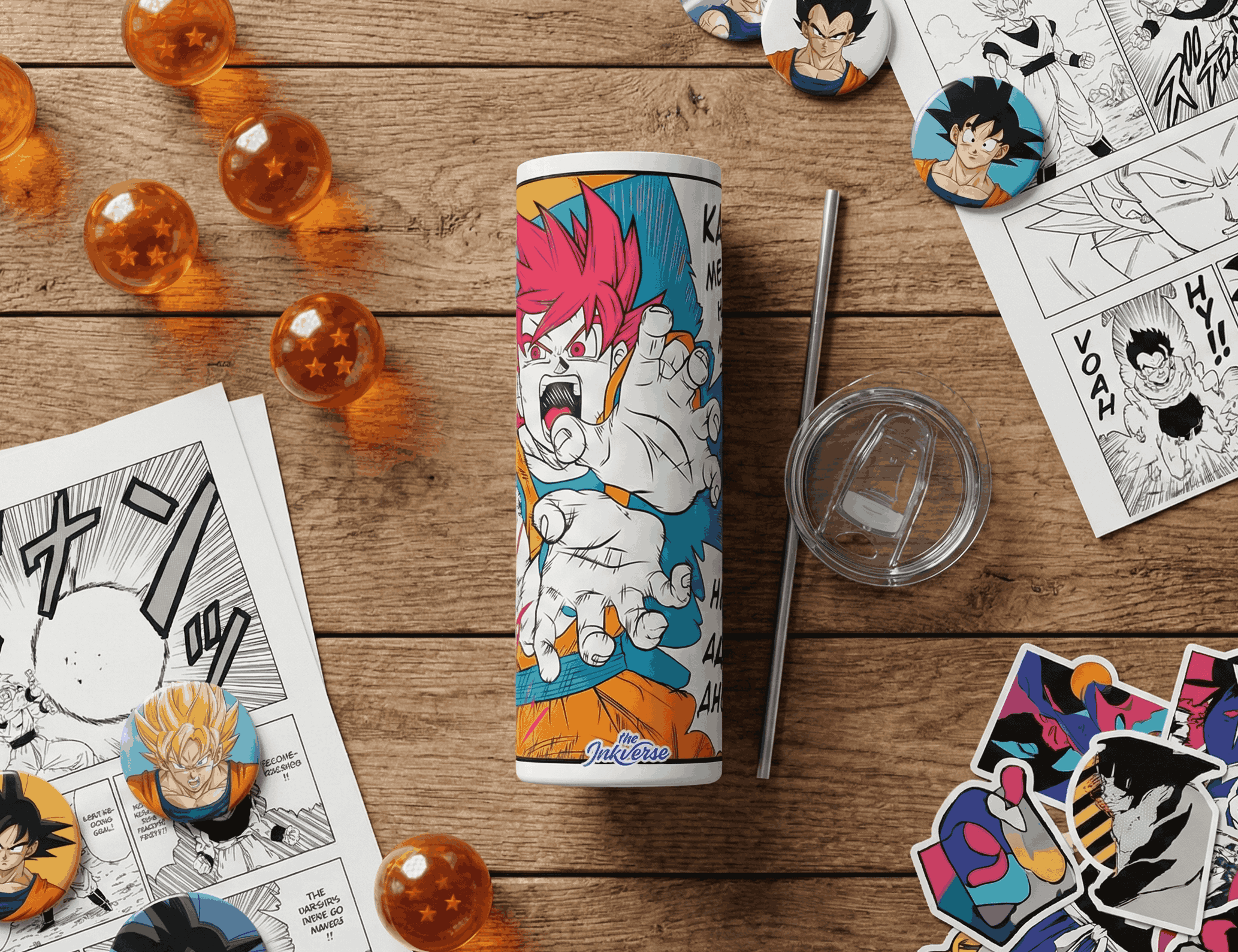 kakarot (Goku) Metal Tumbler (600ml)