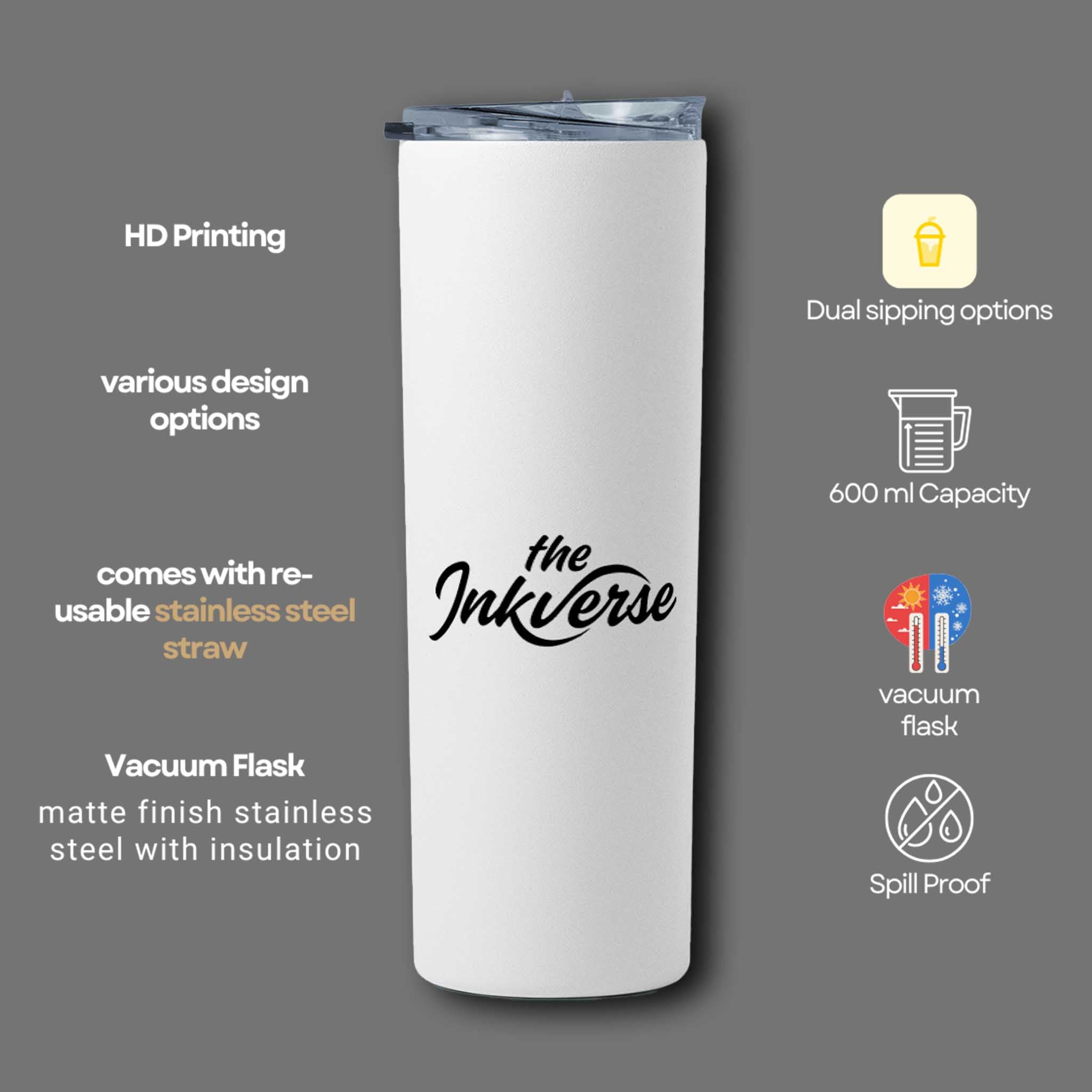 Messie & Ronaldo METAL TUMBLER (600ML)