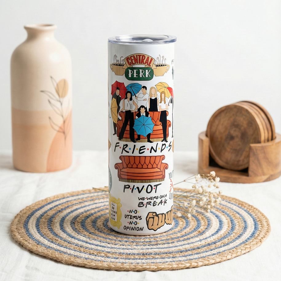 F.R.I.E.N.D.S. (FRIENDS) Coffee Metal Tumbler (600ml)