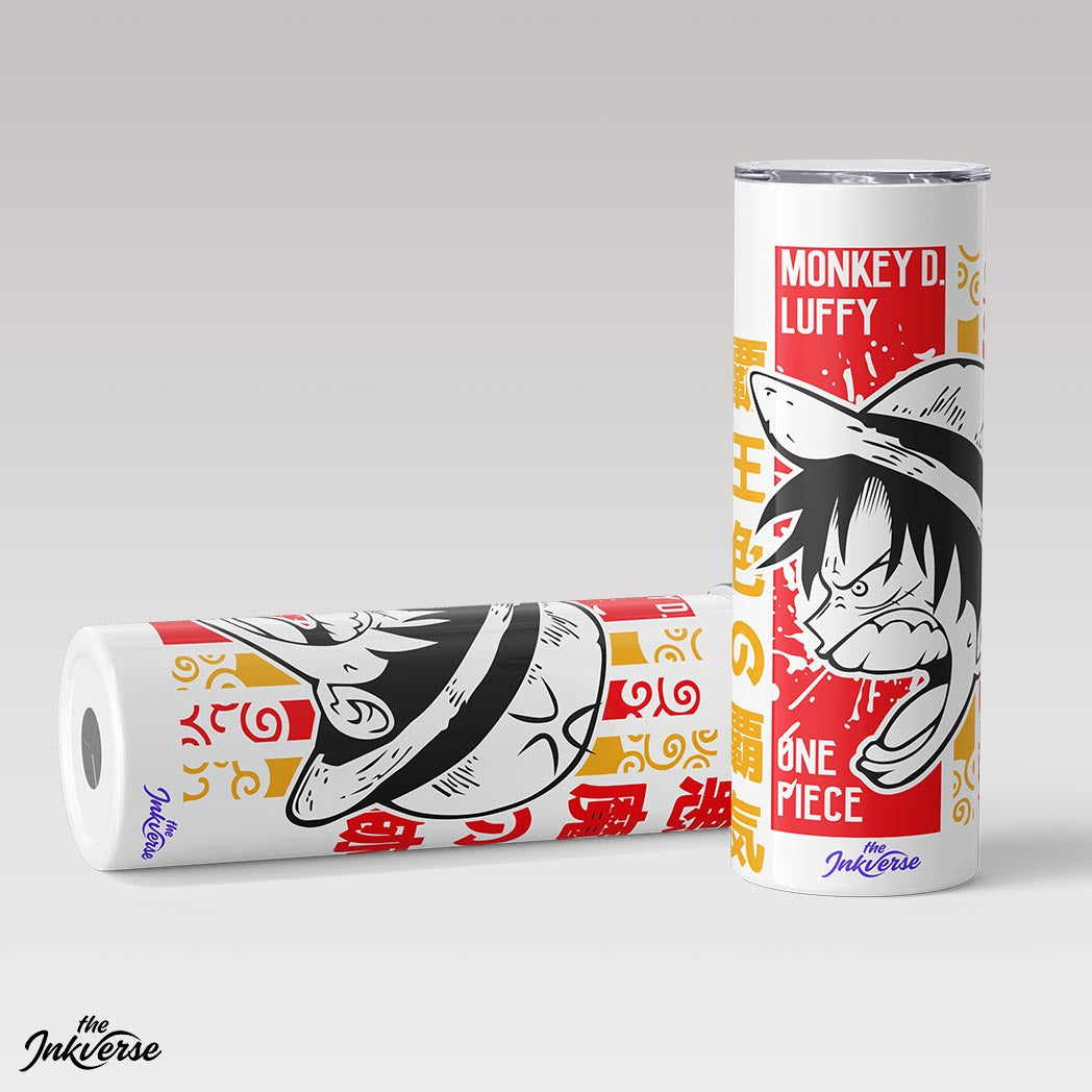 Straw Hat Pirate Metal Tumbler (600ml)