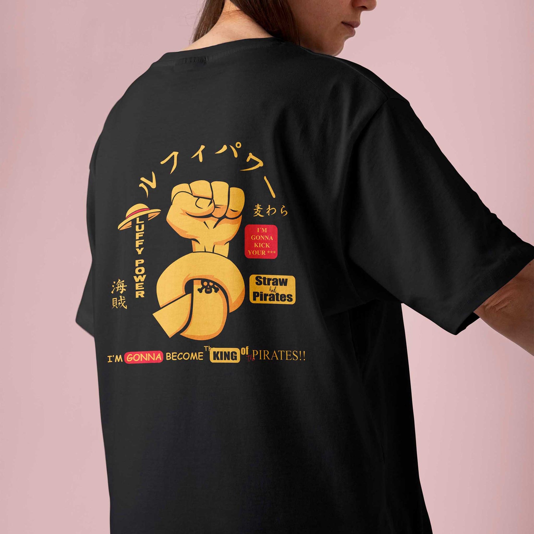 one piece inspired Oversized unisex T-shirt