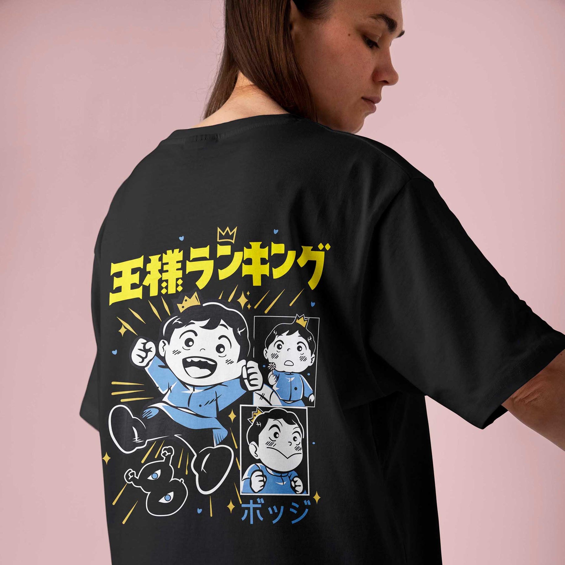 Anime Printed Oversized unisex T-shirt