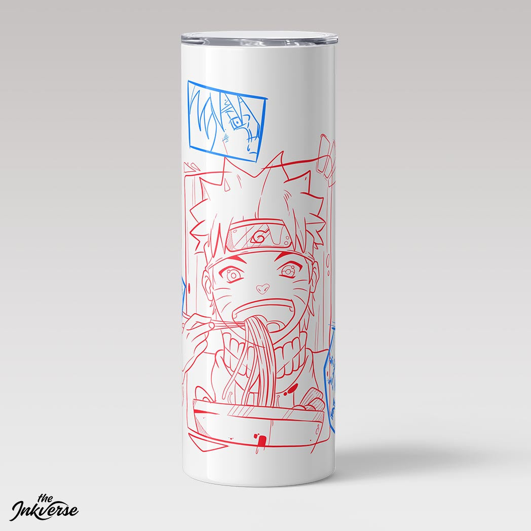 Ramen & Naruto Metal Tumbler (600ml) No Restock