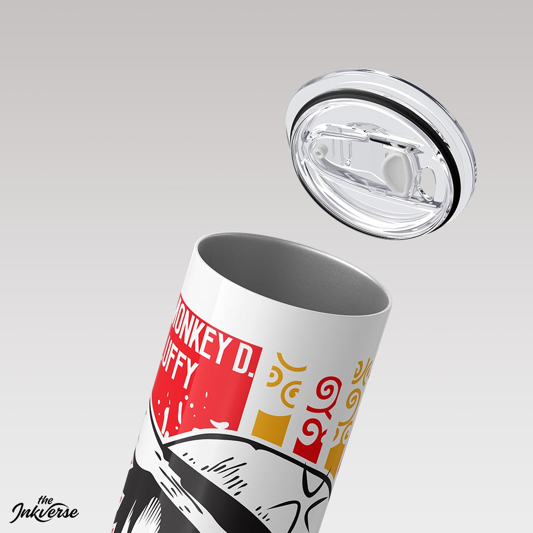 Straw Hat Pirate Metal Tumbler (600ml)