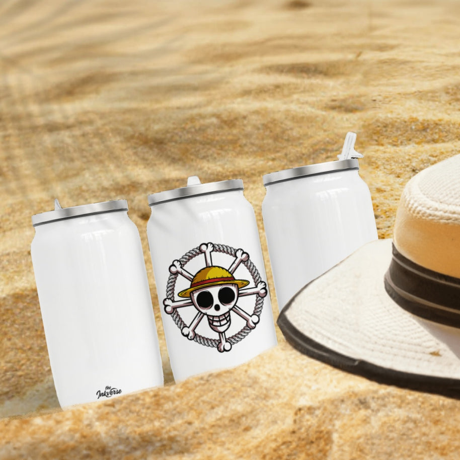 Straw-Hat Insulated Can